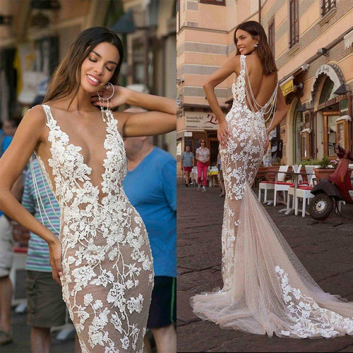 Lace Sposa Vestidos Bride - Fashionsarah.com