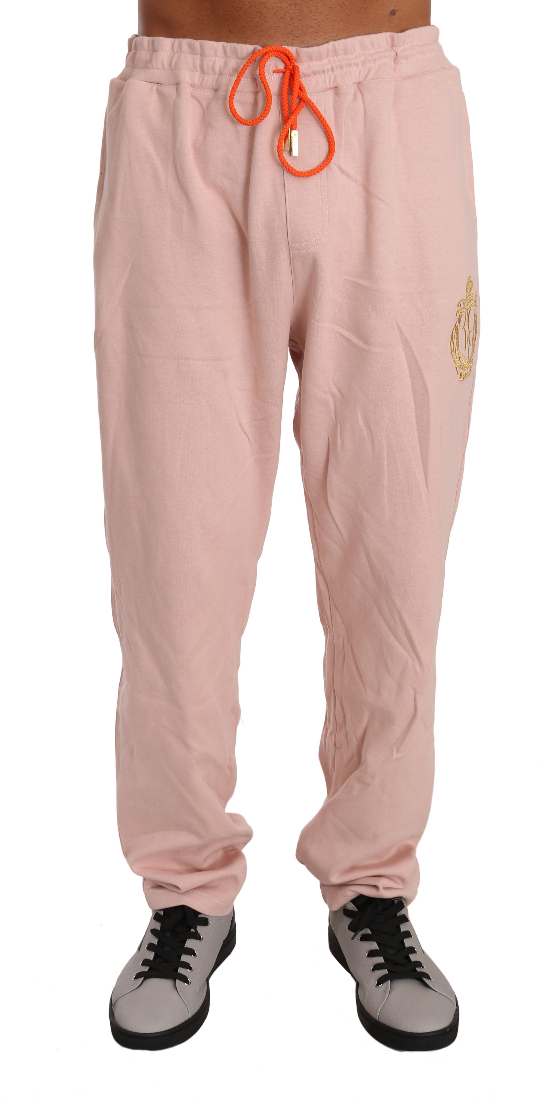 Fashionsarah.com Fashionsarah.com Billionaire Italian Couture Pink Cotton Sweater Pants Tracksuit