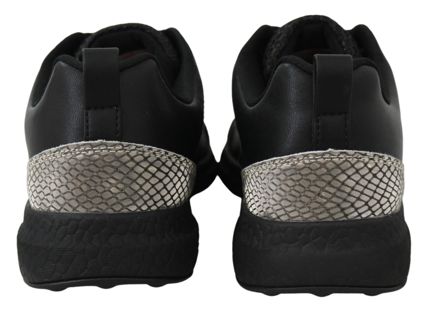 Fashionsarah.com Fashionsarah.com Plein Sport Black Polyester Runner Gisella Sneakers Shoes