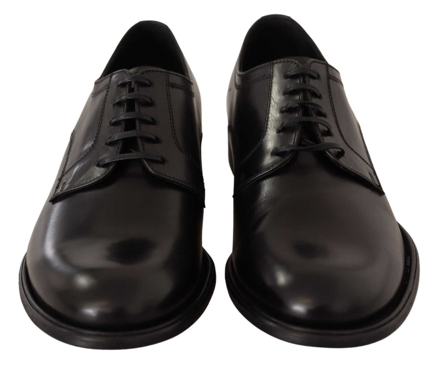 Dolce & Gabbana Black Leather Lace Up Mens Formal Derby Shoes | Fashionsarah.com