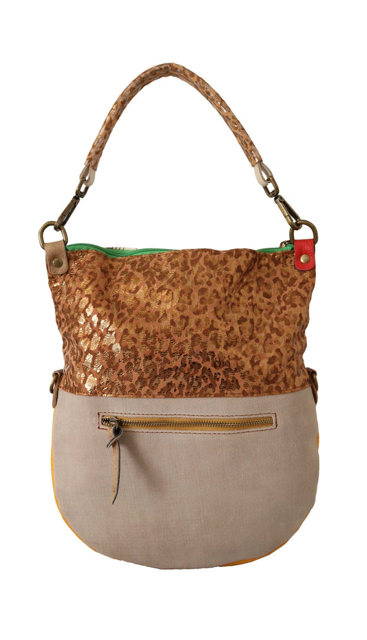 Fashionsarah.com Fashionsarah.com EBARRITO Multicolor Genuine Leather Shoulder Strap Tote Women Handbag