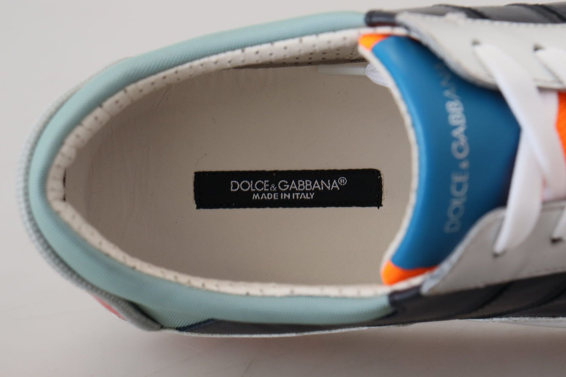 Dolce & Gabbana Multicolor Leather Sport Low Top Sneakers | Fashionsarah.com