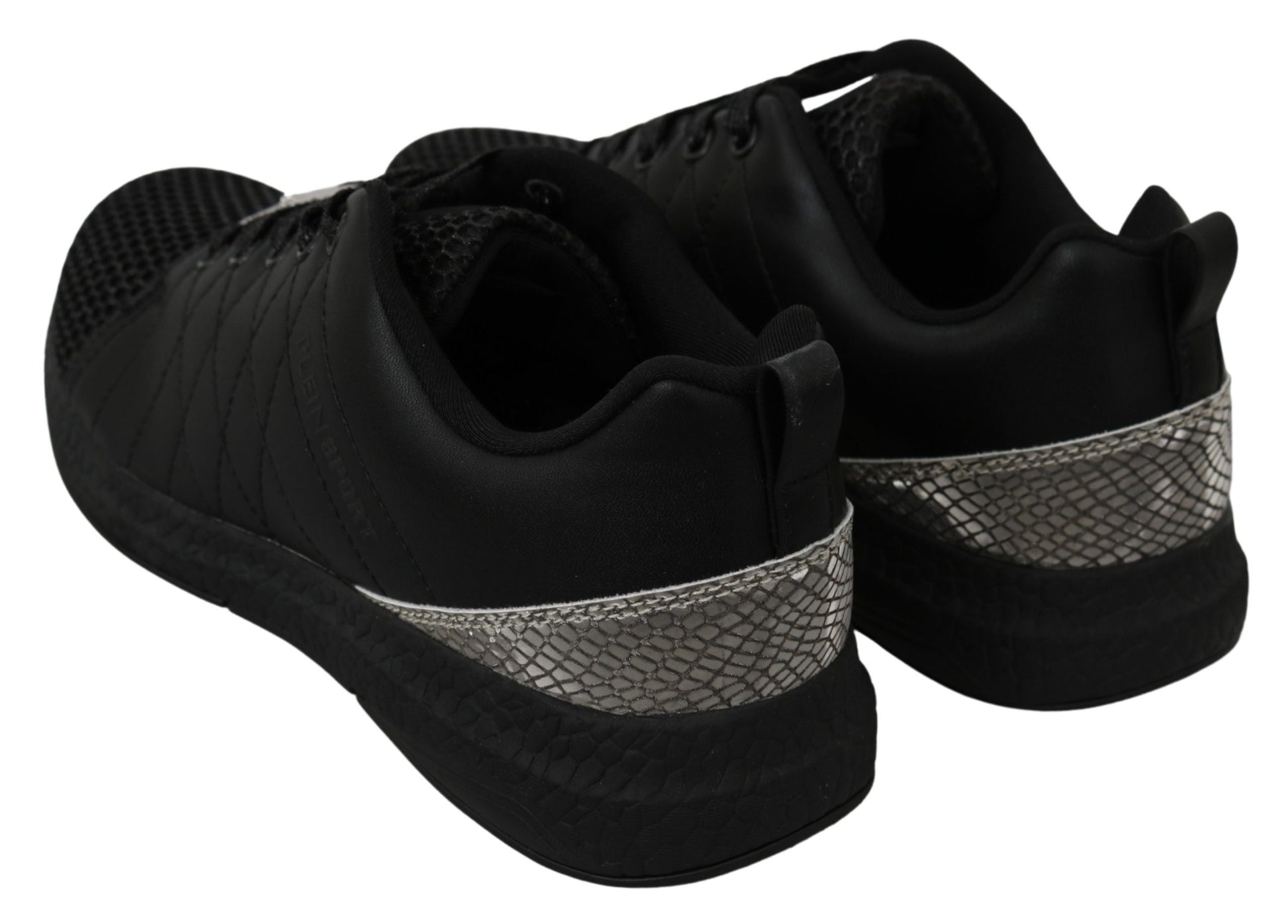 Fashionsarah.com Fashionsarah.com Philipp Plein Black Casual Running Sneakers Shoes