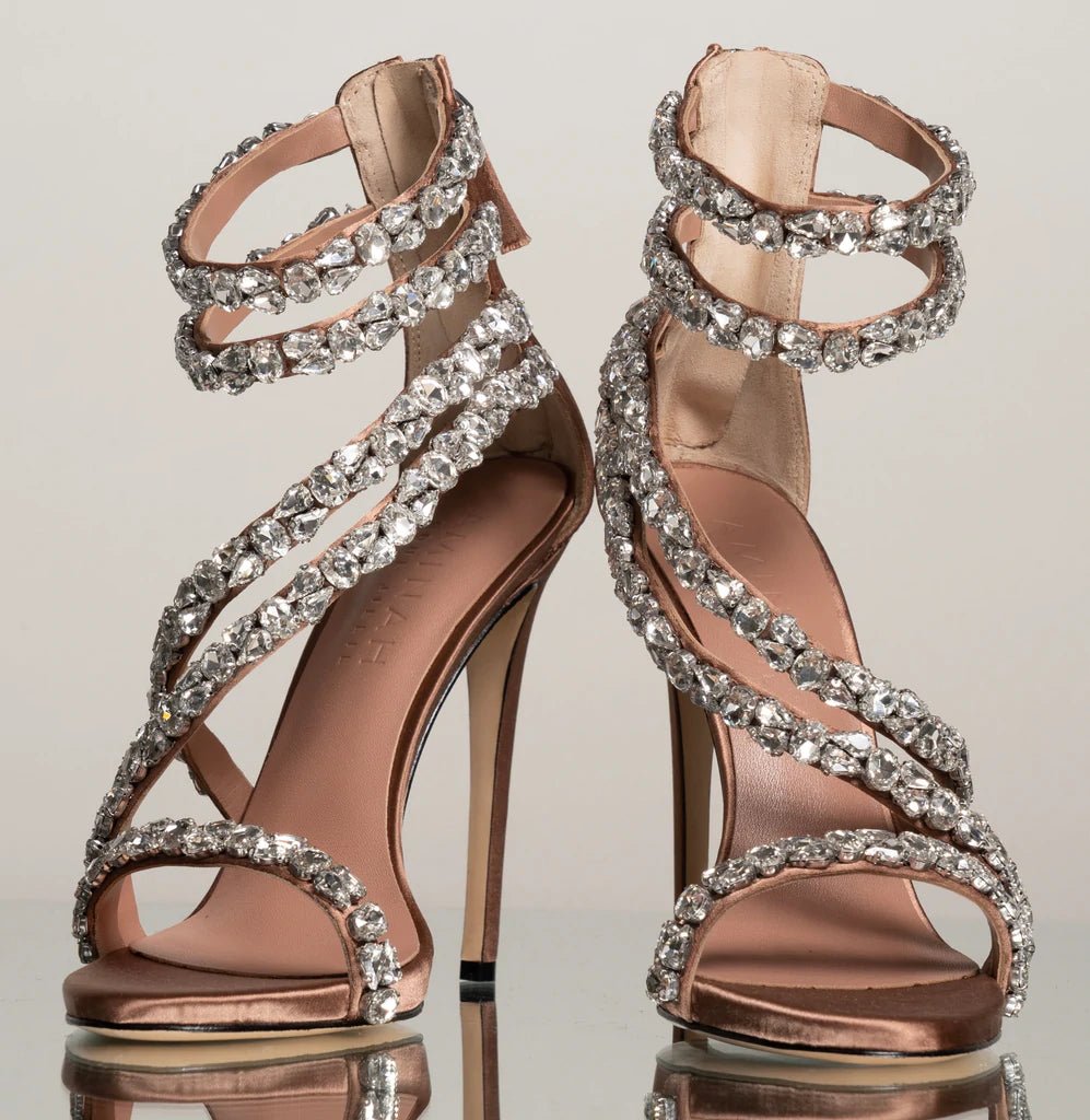 Fashionsarah.com Crystal Straps Heels