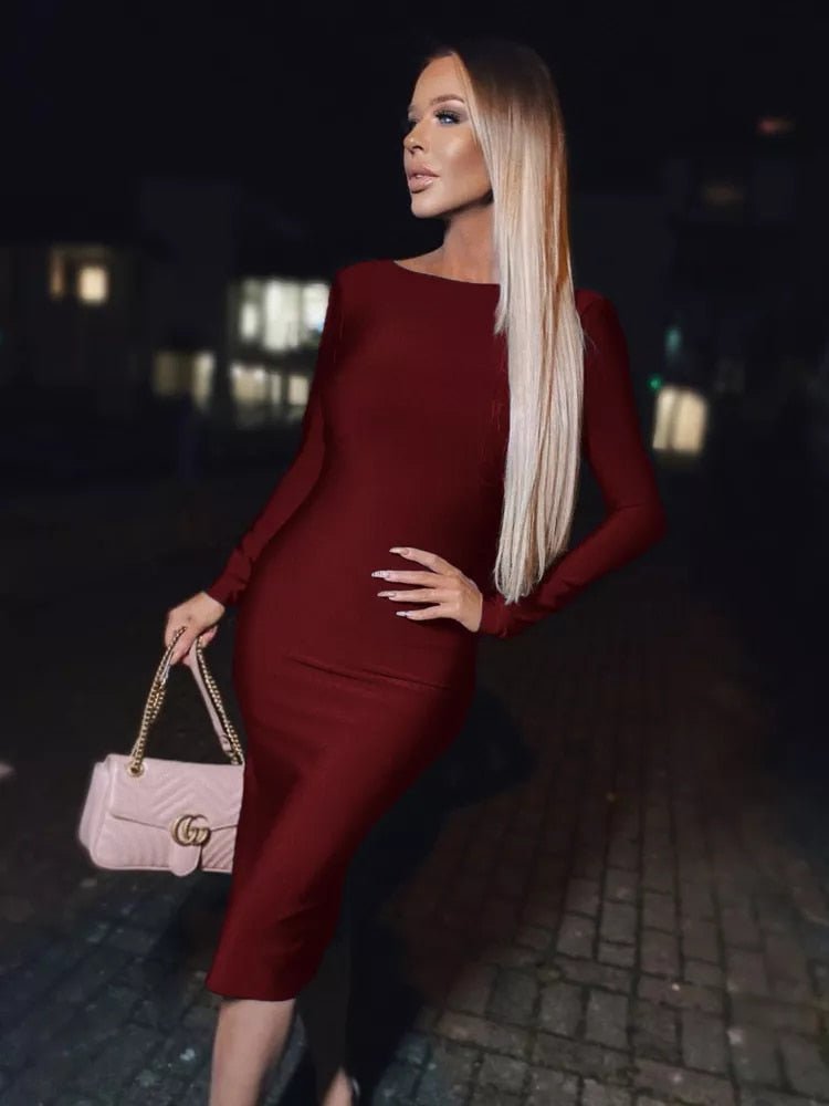 Zip Midi Dress | Fashionsarah.com