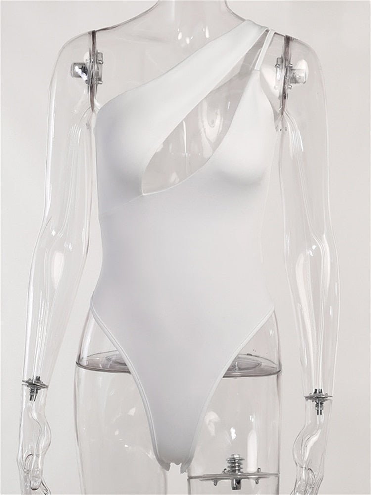 Asymmetric Hollow Out Bodysuits | Fashionsarah.com