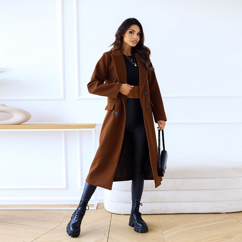 Women Long Style Overcoats | Fashionsarah.com