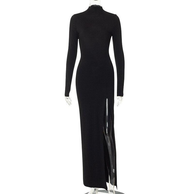 Fashionsarah.com Autumn Long Sleeve Maxi Dress