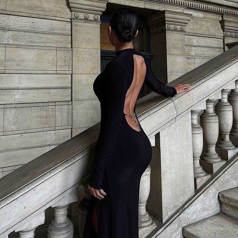 Open Back Maxi Dress | Fashionsarah.com