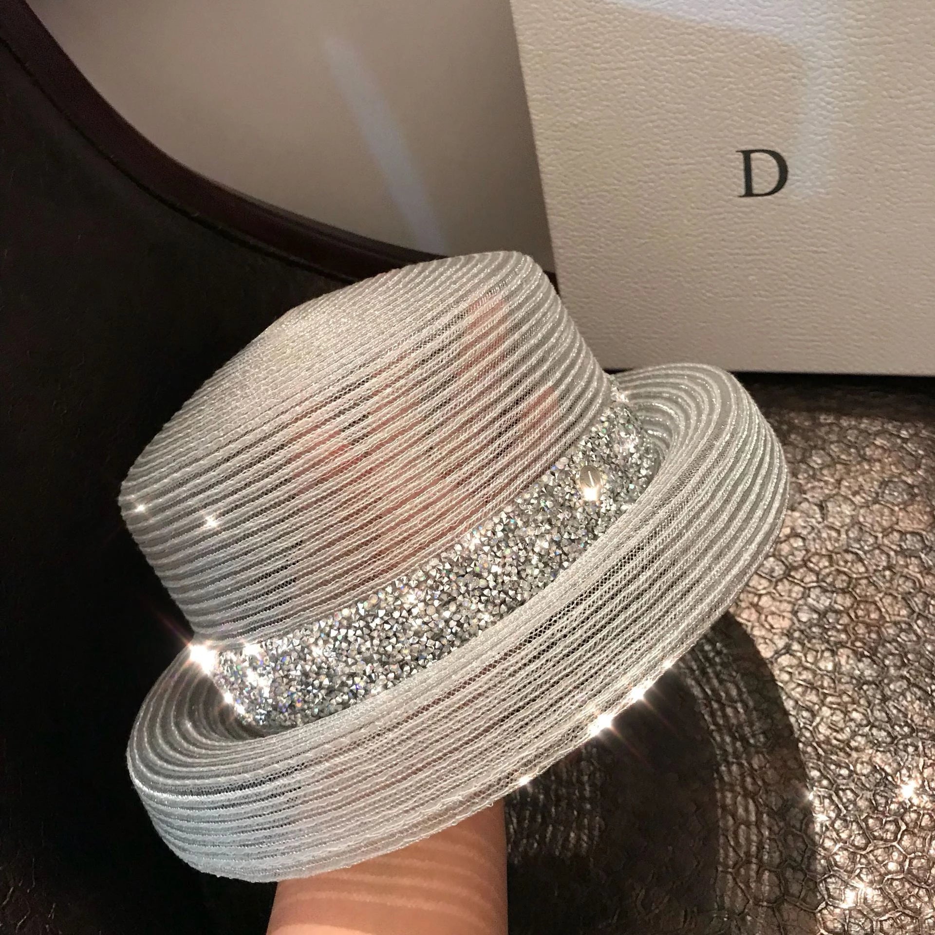 Silver silk ultra-thin hats | Fashionsarah.com