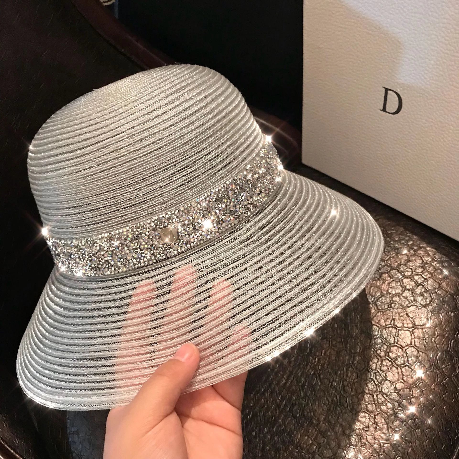 Silver silk ultra-thin hats | Fashionsarah.com