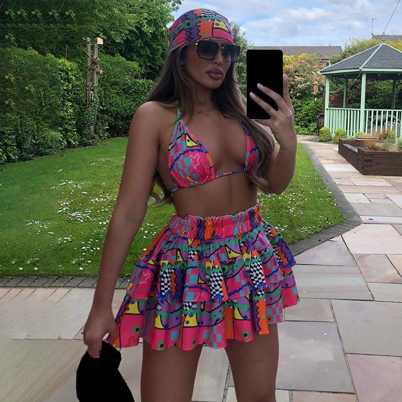 New Bandana Bikini and Cake Skirt | Fashionsarah.com