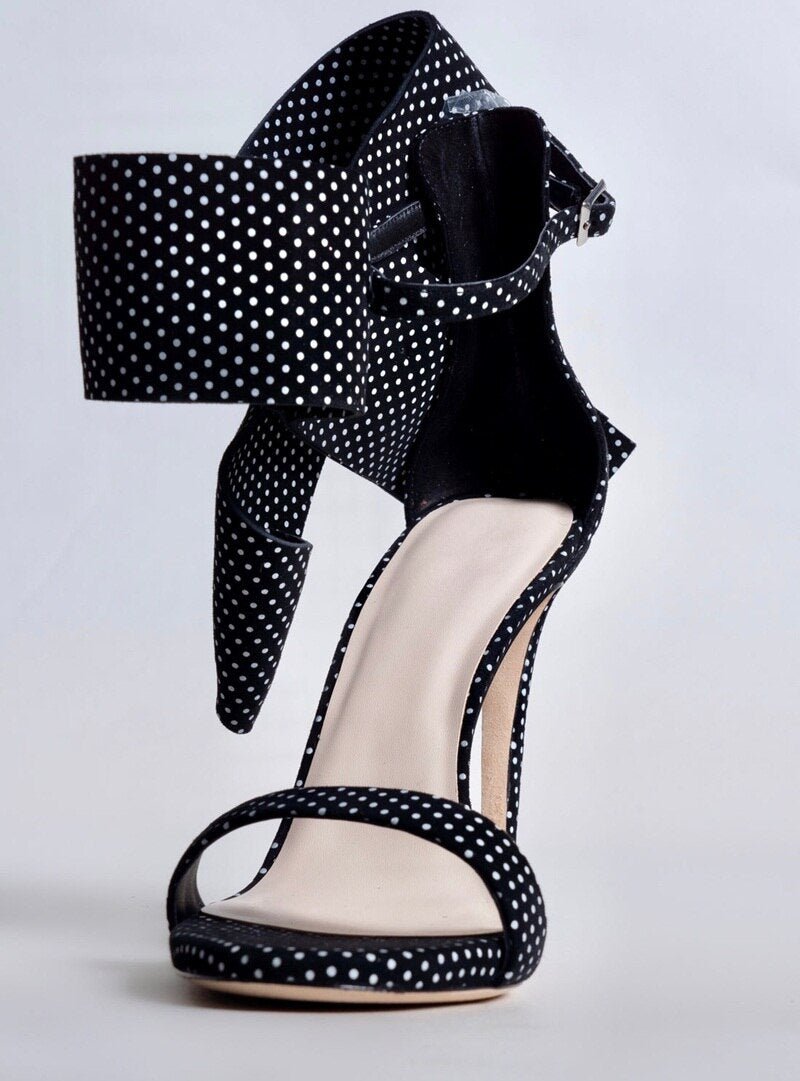 Stylish Polka Dot High Heels | Fashionsarah.com