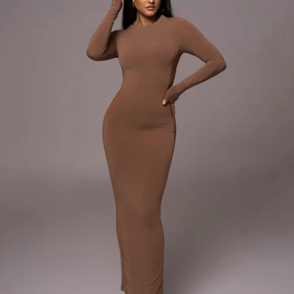 Hollow Out Split Bodycon Dress | Fashionsarah.com