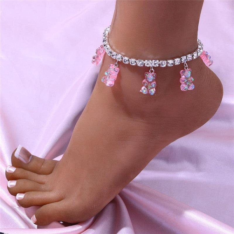 Teddy Bear Anklet Bracelets | Fashionsarah.com