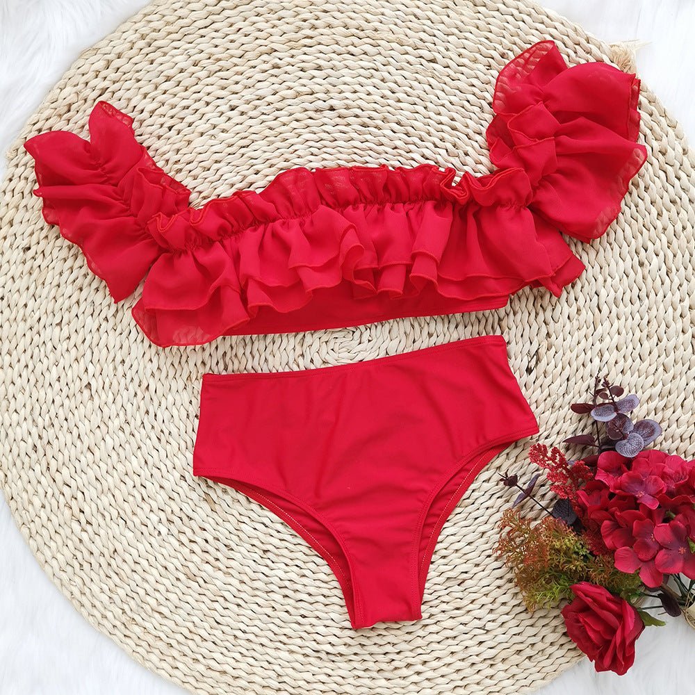 Double Ruffle Bikini | Fashionsarah.com