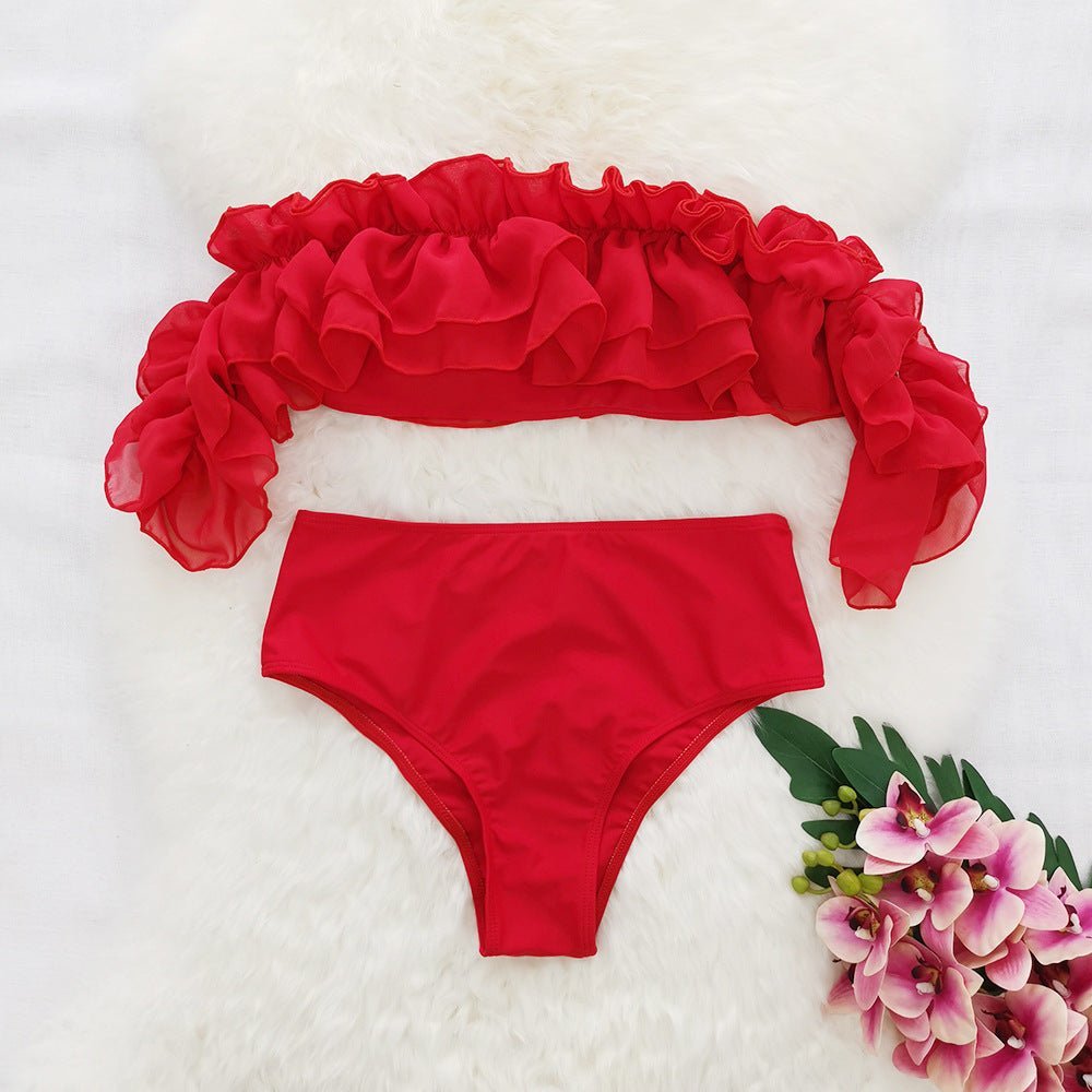 Double Ruffle Bikini | Fashionsarah.com