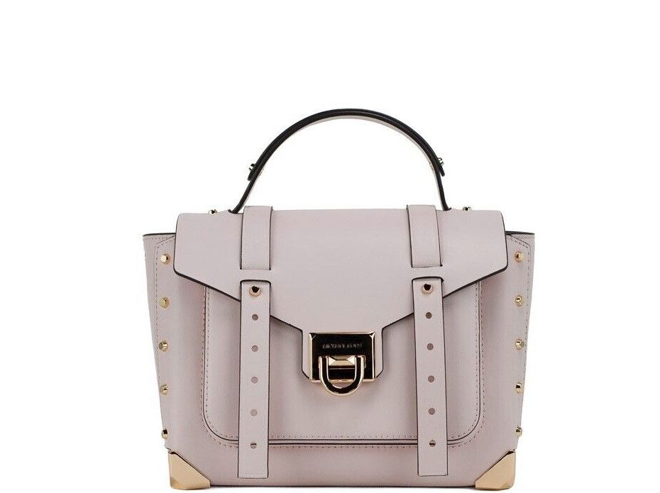 Fashionsarah.com Fashionsarah.com Michael Kors Manhattan Medium Powder Blush Leather Top Handle Satchel Handbag