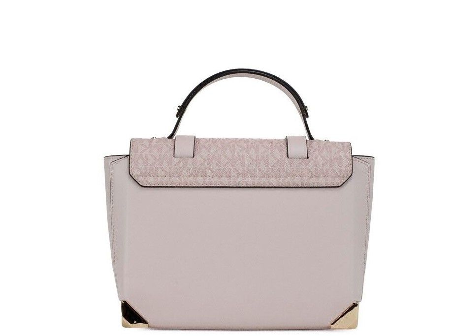 Fashionsarah.com Fashionsarah.com Michael Kors Manhattan Medium Powder Blush PVC Top Handle Purse Satchel Handbag