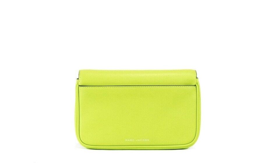 Marc Jacobs The J Marc Green Glow Smooth Leather Shoulder Crossbody Handbag | Fashionsarah.com