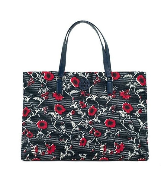 Fashionsarah.com Fashionsarah.com Tory Burch Medium Nylon Retro Batik Print Shoulder Tote Handbag