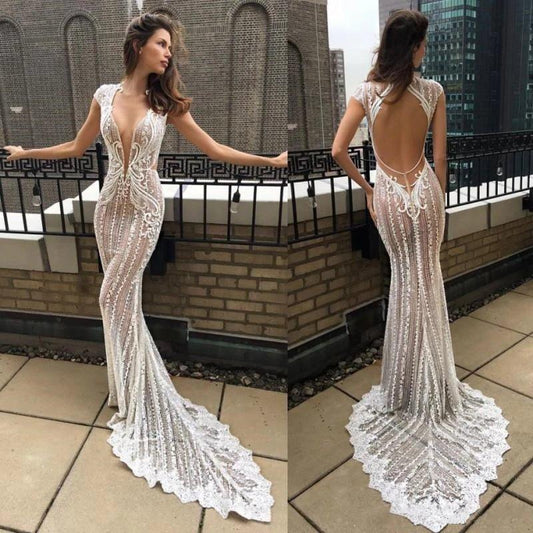 Fashionsarah.com Rent Lace Appliqued Bridal Gown