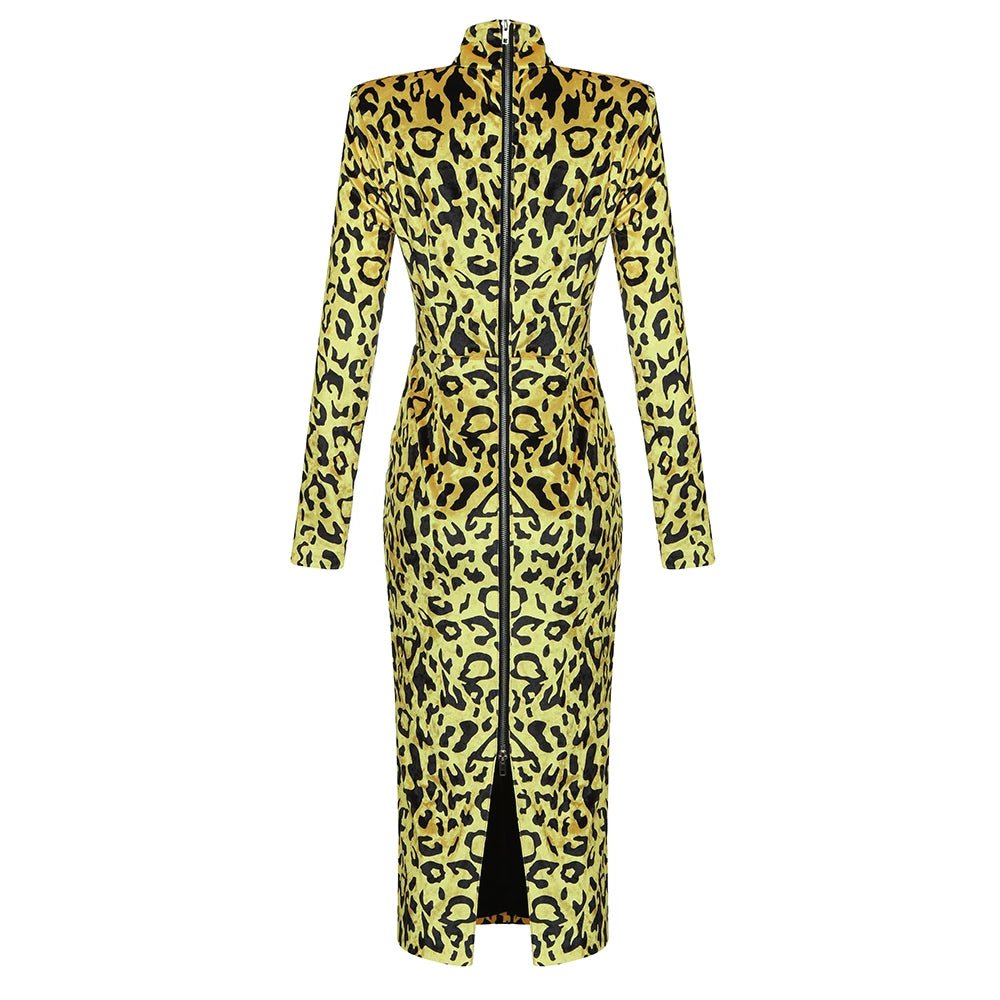 Fashionsarah.com Velvet Leopard Outfit