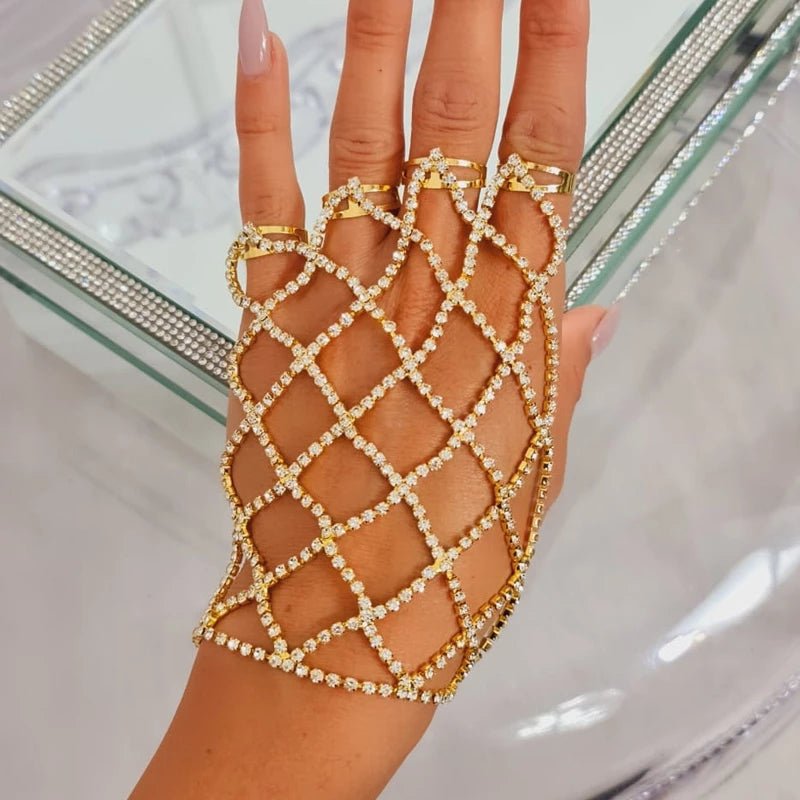 Fashionsarah.com Finger Mesh Bracelet Jewelry