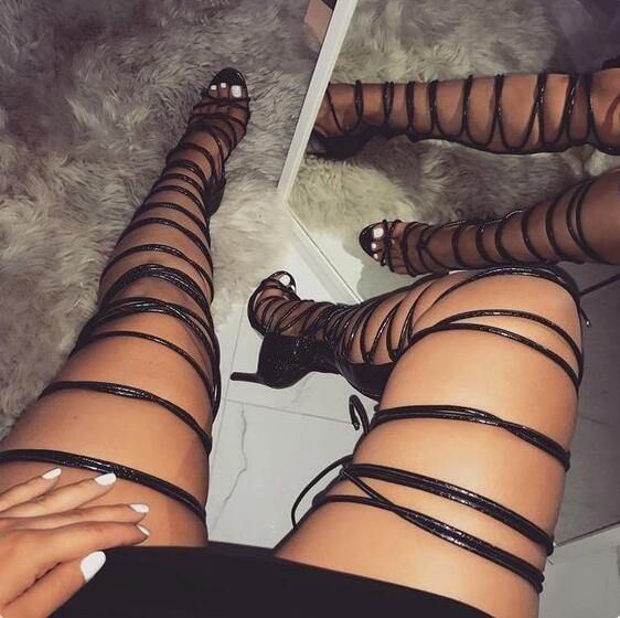 Luxury Lace Up Gladiator Summer Boots | Fashionsarah.com