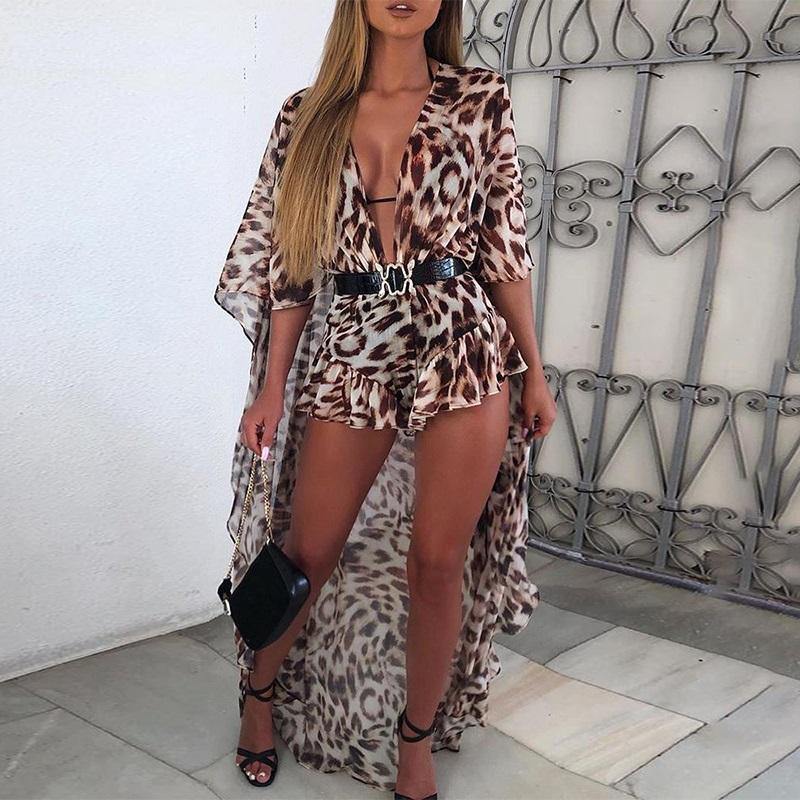 Leopard Summer Jumpsuit | Fashionsarah.com