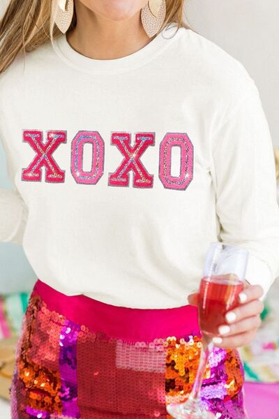 XOXO Merry Christmas Women Sweatshirt | Fashionsarah.com
