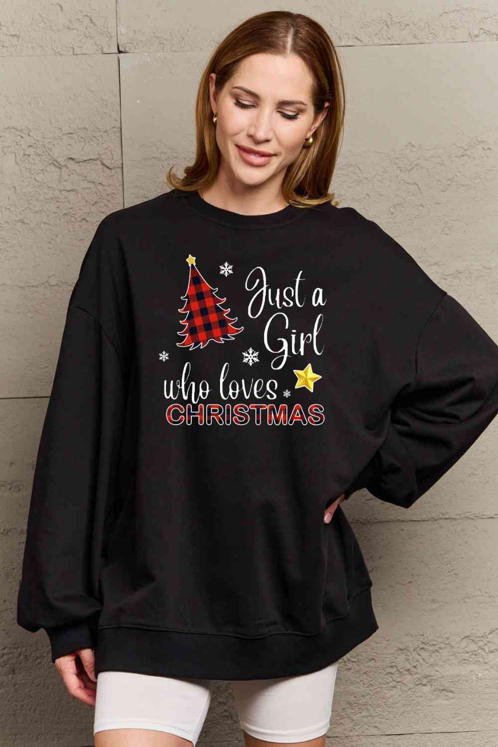 Fashionsarah.com Fashionsarah.com Simply Love Full Size Graphic Sweatshirt