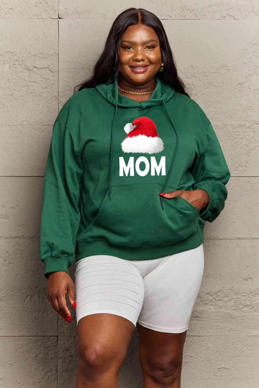 Fashionsarah.com Fashionsarah.com Full Size Christmas MOM Women Hoodie Sweatshirt