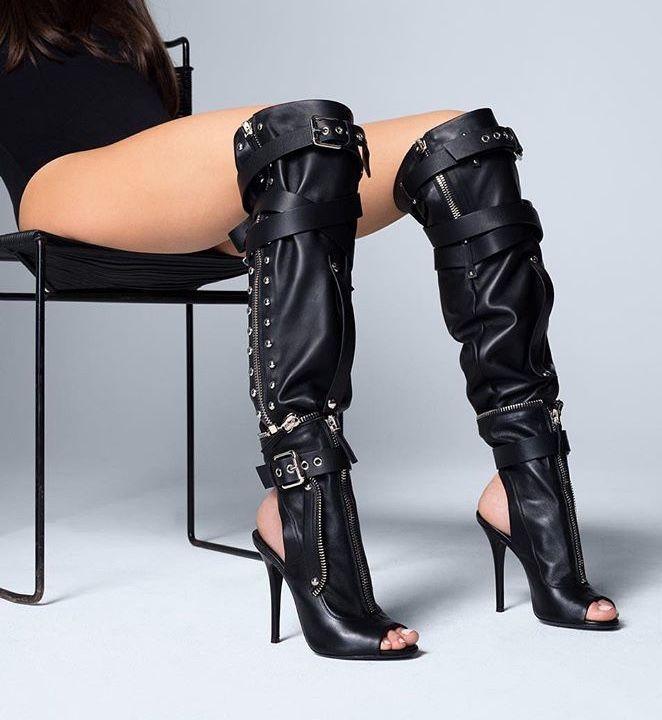 Motorcycle Punk Boots | Fashionsarah.com