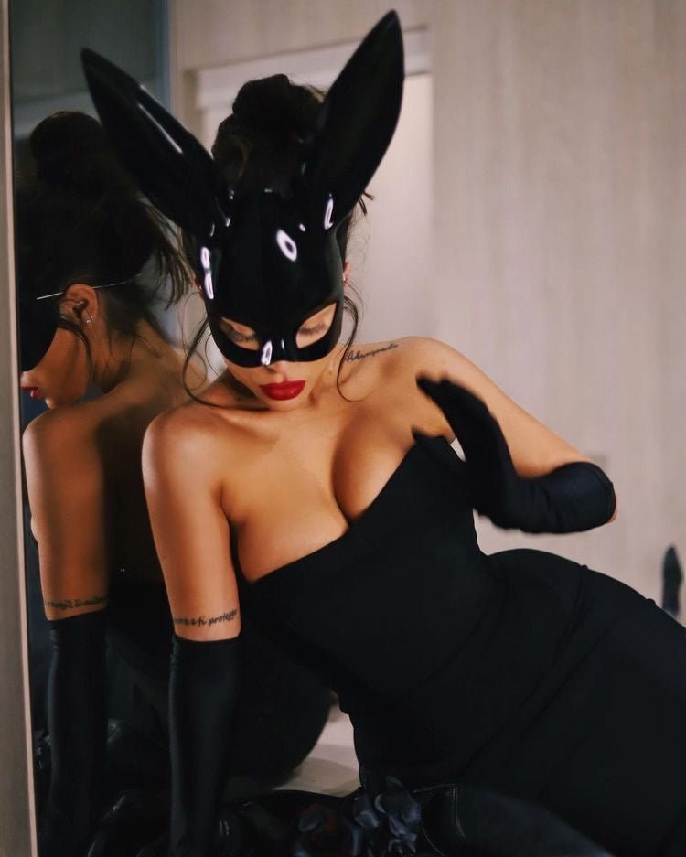 Fashionsarah.com Halloween Cosplay Party Costume Rabbit Ears Mask