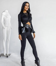 Load image into Gallery viewer, Leather Corset Skirt - Fashionsarah.com