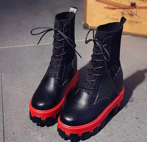 Chunky Style Boots - Fashionsarah.com