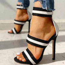 Load image into Gallery viewer, Mixed Gladiator Heels - Fashionsarah.com