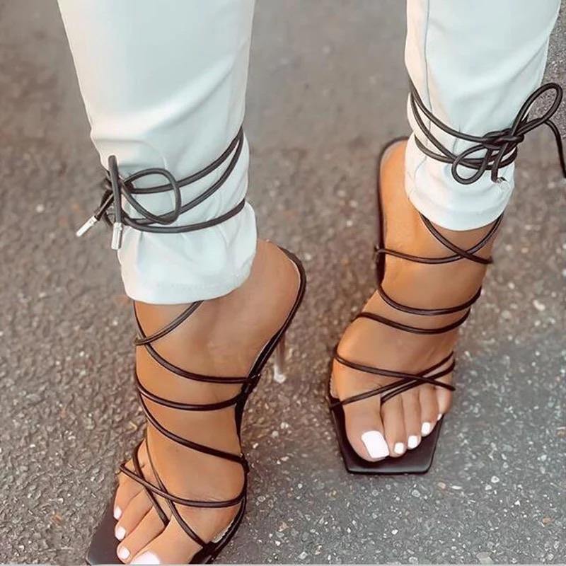 Fashionsarah.com Crystal Ankle heels