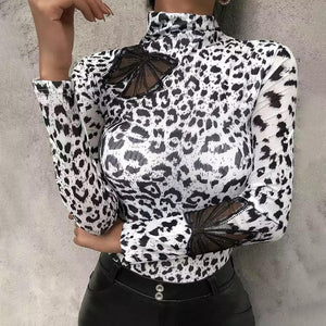 Fashion Leopard Blouse - Fashionsarah.com