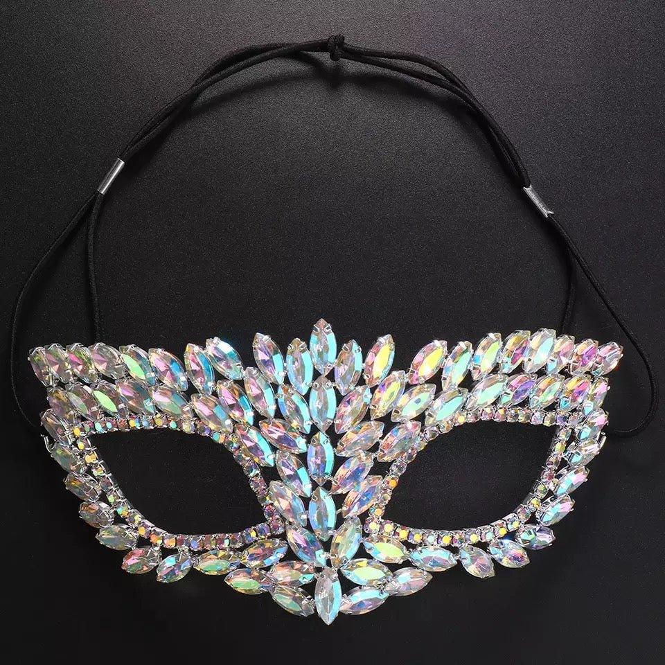 Fashionsarah.com Crystal Venetian Masquerade Mask