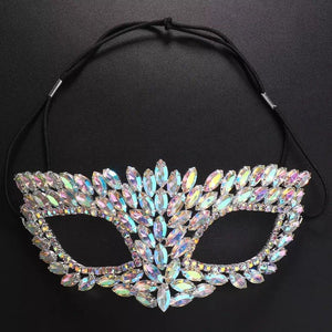 Crystal Venetian Masquerade Mask - Fashionsarah.com