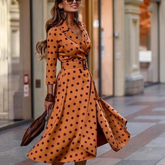 Morning Polka Dot Dresses | Fashionsarah.com