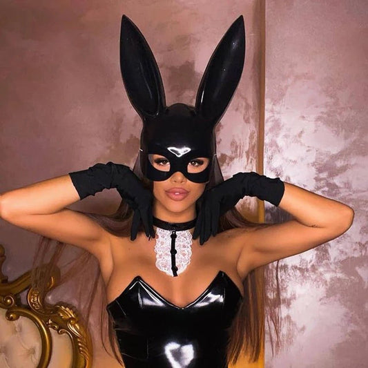 Halloween Cosplay Party Costume Rabbit Ears Mask | Fashionsarah.com