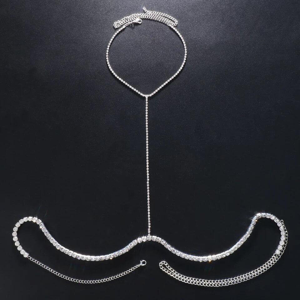 Fashionsarah.com Rhinestone Body Chain Jewelry