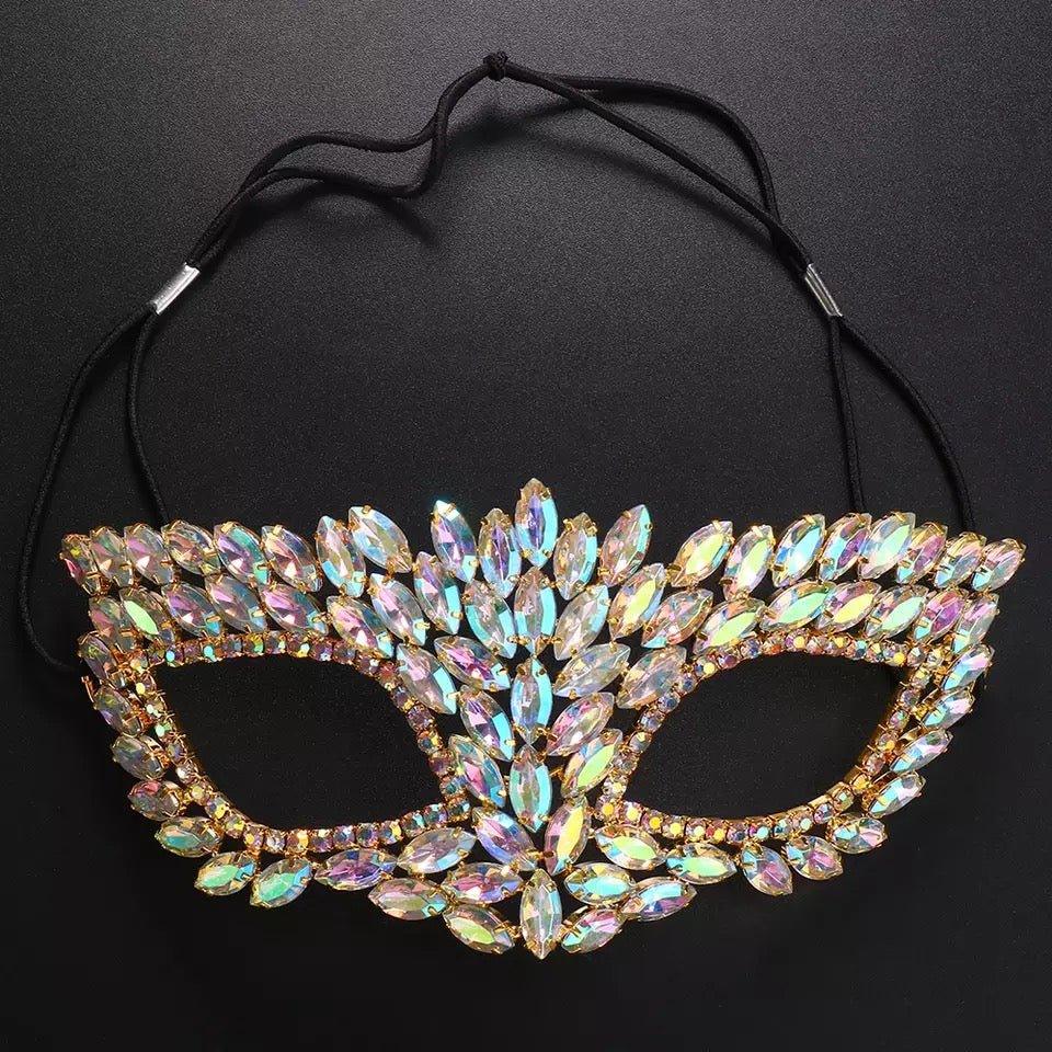 Fashionsarah.com Crystal Venetian Masquerade Mask