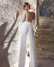 Load image into Gallery viewer, White Sequins Jumpsuits - Fashionsarah.com