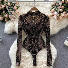 Load image into Gallery viewer, Elegant Mesh bodysuit - Fashionsarah.com