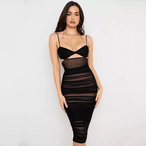Strap Corset Long Dress - Fashionsarah.com