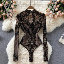 Load image into Gallery viewer, Elegant Mesh bodysuit - Fashionsarah.com